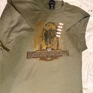 Harley-Davidson Olive Green Graphic Tee